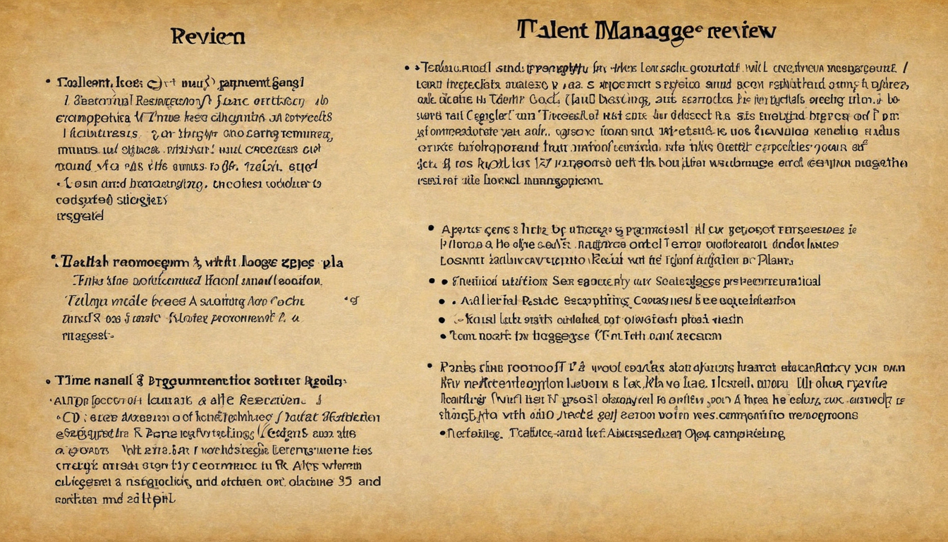 A talent management system must connect reviews, development plans, and learning records without manual handoffs editorial visual